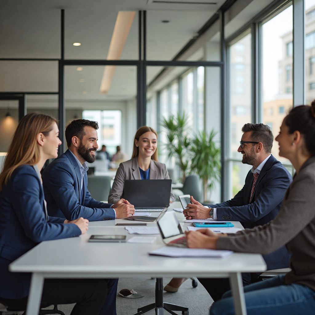 Equipo de AutoSeguro Argentina en oficinas centrales